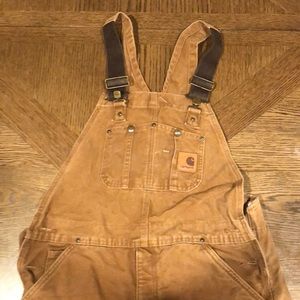 Carhartt men’s overalls 34 W x 32 L